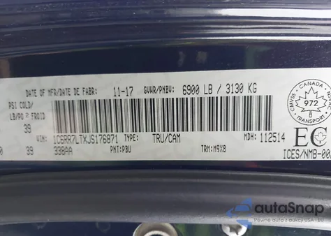 2018 Ram 1500 Slt from USA, damaged, VIN 1C6RR7LTXJS176871